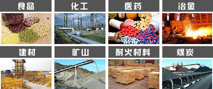 直徑1000型振動篩使用的行業(yè):食品，化工，醫(yī)藥，冶金，建材，礦山，耐火材料，煤炭等行業(yè)。