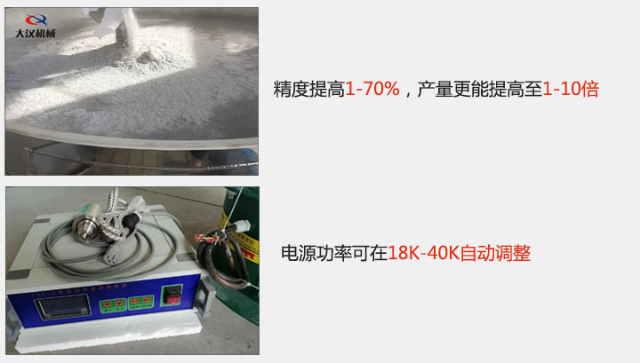 精度提高1—70%，產(chǎn)量更能提高至1-10倍  電源功率可在18K-40K自動調(diào)整