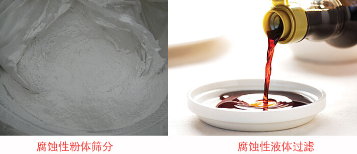 PP材質(zhì)塑料篩分機整機可篩分物料特性。